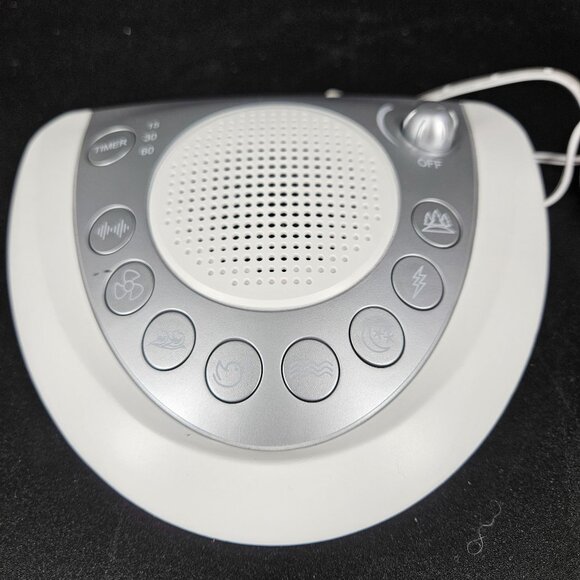 Sleep 8 Sound Therapy System White Noise Machine Timer Adjustable Volume WORKS - Picture 2 of 11